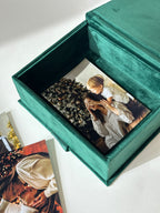 Rankų darbo dėžutė “Smaragdas”